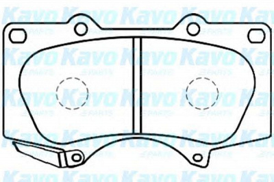 KAVO PARTS bp9084 -  Комплект тормозных колодок, дисковый тормоз